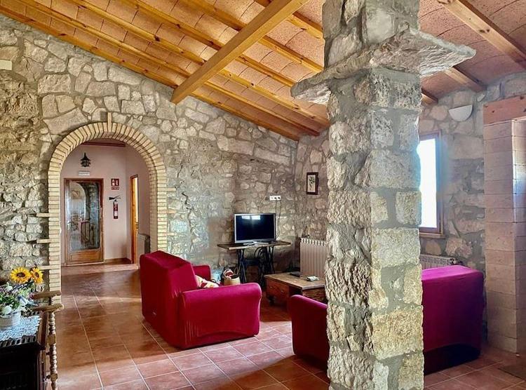 Casa Rural Mas De Les Aligues Mequinenza Exteriör bild