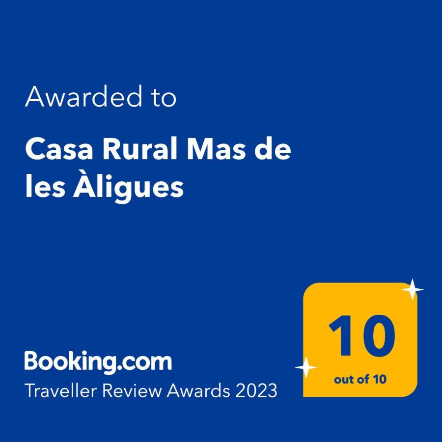 Casa Rural Mas De Les Aligues Mequinenza Exteriör bild