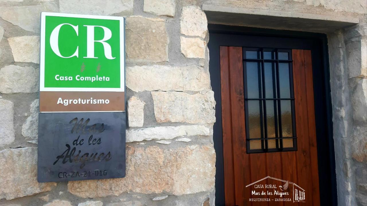 Casa Rural Mas De Les Aligues Mequinenza Exteriör bild