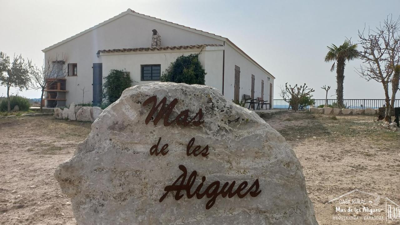 Casa Rural Mas De Les Aligues Mequinenza Exteriör bild