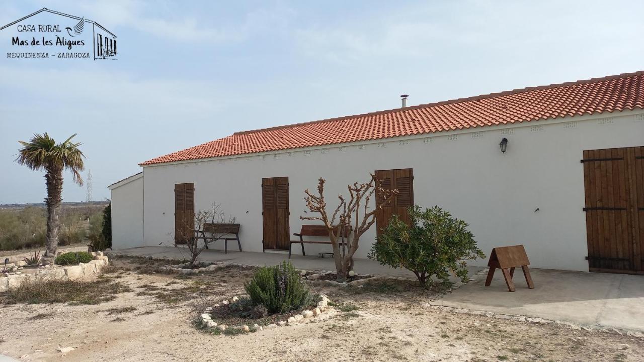 Casa Rural Mas De Les Aligues Mequinenza Exteriör bild